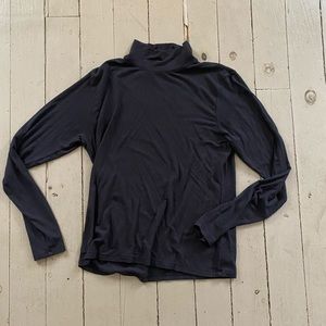 A & F black ribbed turtleneck